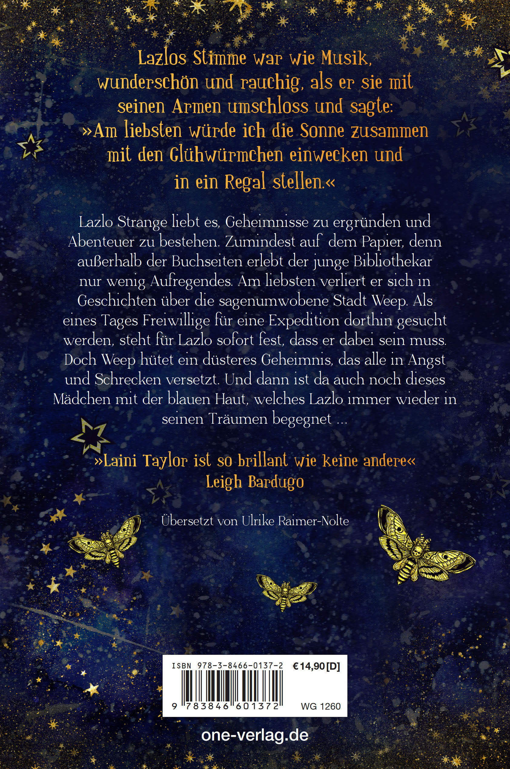 Produktbild: Strange the Dreamer (9783846601372 )